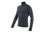 Sensor Merino Bold Neck pánské triko dlouhý rukáv Anthracite Gray vel. L