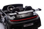 Mamido Elektrické autíčko Porsche 911 GT3 XXL | 24V14Ah | 12km/h | Nafukovací kola | 2x320W | Pro 2 děti | Lakované černé