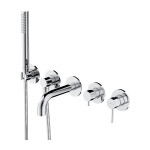 OMNIRES - Y vanová baterie s 5 otvory pro podomítkovou instalaci, chrom Y1237-1SCR