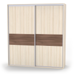 Nábytek Mikulík Skříň ONYX 3 - dveře dělené (š 120-200 cm/v 220 cm) ROZMĚR: (š/v/h) 200 x 220 x 60 cm