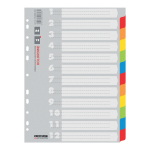 Office Products rozlišovač číselný 1-12, A4, karton, 12 listů, mix barev