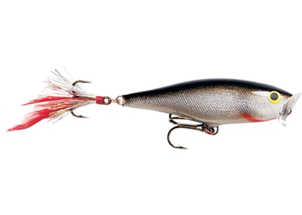 Rapala Wobler Skitter Pop Top Water Silver,Rapala Wobler Skitter Pop Top Water Silver
