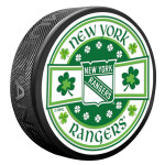 Mustang Puk New York Rangers NHL Lucky St. Patrick's Day Puck