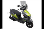 Suzuki Avenis 125 23-25 Skútr plexi Powerbronze 350 mm - tmavě zelená