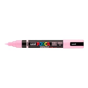 Uni Posca PC-5BR světle růžový 51, štětcový hrot 1-4 mm