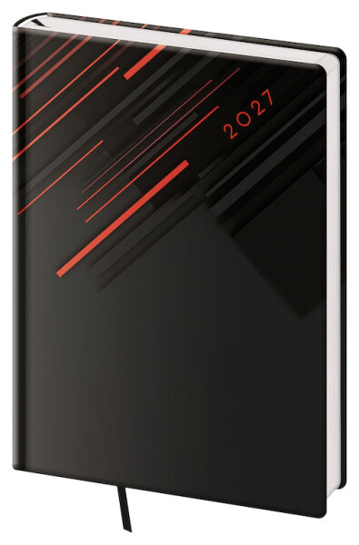 Týdenní diář 2027 Helma A5 Vario Red lines