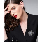Exkluzivní brož Swarovski Elements Gregoria, Modrá
