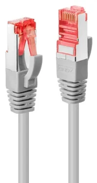 Lindy Cat6 S/FTP 20m šedá / Patch kabel / RJ45-RJ45 / PIMF / Class E (47710)
