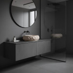 REA - Umyvadlo na desku Mika Warm Beige REA-U7347