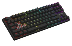 SAVIO Tempest X2 Outemu Red černá / Herní klávesnice / RGB / drátová (TEMPEST X2 RED)