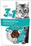 The Pet+ 3in1 cat STERILISED 1kg