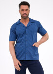 Pyžamo Cornette 318/57 cr/r 3XL-5XL pánské rozepínací džínovina 4XL