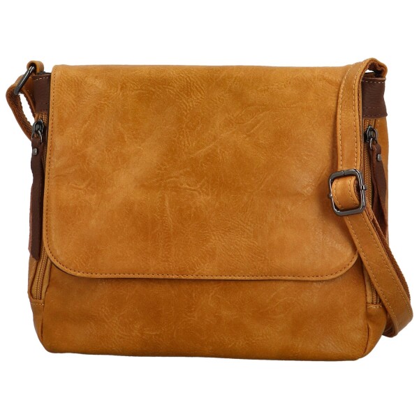 Stylová dámská crossbody Metagga new, žlutá