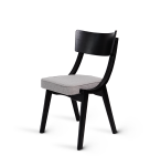 MURDIA trade s.r.o. Jídelní židle DIRAN čalouněná - černá (buk) MUR-DIRAN-BUK-CERNA