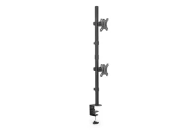 Digitus DA-90438 černá / Držák 2 monitorů / do 32 palců / VESA 75x75, 100x100 / nosnost 2x8 kg (DA-90438)
