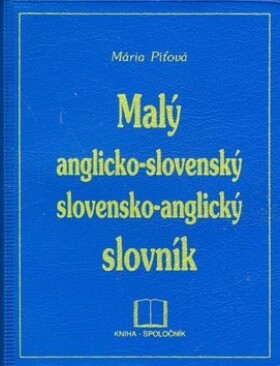 Malý anglicko slovenský, slovensko anglický slovník PVC