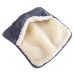 Ohřívač nohou z ovčí vlny a mikroplyše