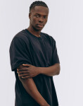 Tričko Organic Basics True Boxy Fit Tee Black