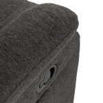 Polohovací křeslo, šedá, látka, TV-4086 GREY2