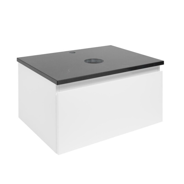 Koupelnová skříňka s krycí deskou SAT B-WAY 59x30x45 cm bílá lesk BWAY60WZ BWAY60WZ