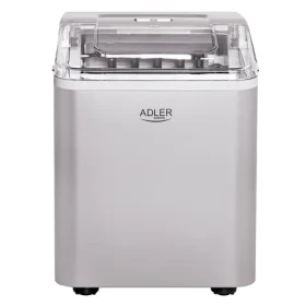 Adler AD 8086 stříbrná / Výrobník ledu / 100W / 1.5L / 12kg-den (AD 8086)