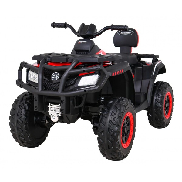 Mamido Dětská elektrická čtyřkolka XT-Speed 4x80W 24V červená