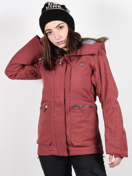 Billabong INTO THE FOREST VINTAGE PLUM dámská snowboardová bunda