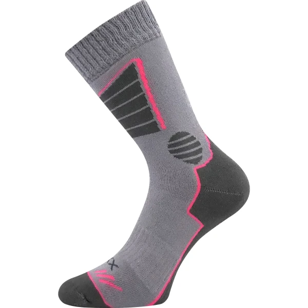 VOXX Ponožky sportovní froté THERMAX šedé (3 páry) 39-42 126128