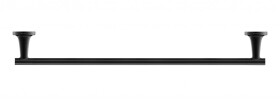 DURAVIT - Starck T Držák ručníku, délka 60 cm, černá mat 0099424600