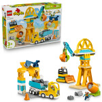 LEGO LEGO® DUPLO® 10476 Staveniště a vozidla 3 v 1