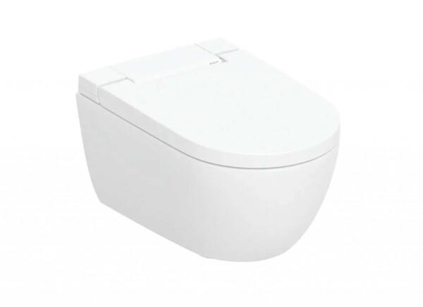 GEBERIT - AquaClean Elektronický bidet AquaClean Alba s keramikou, Rimfree, SoftClose, KeraTect, bílá 146.350.01.1