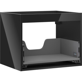 MEXEN - Box-A skříňka pro umyvadlo 60, 1 šuplík, černá lesk 91AX0-0600-470-1-70