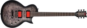 ESP LTD BB-200 Baritone QM STBLKSB Satin