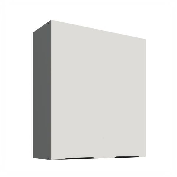 Horní skříňka Aria ANT 80 G-90 2F Barva korpusu: Antracit, Barva dvířek: WH - Crystal white AFM