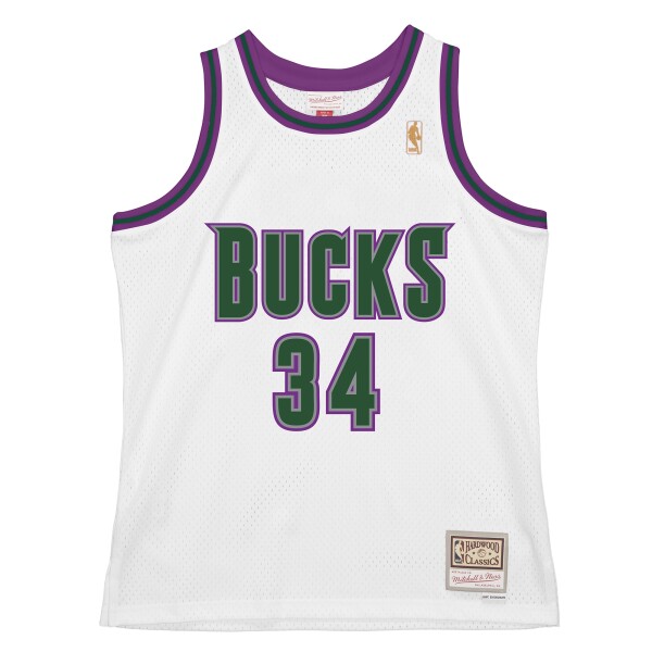 Mitchell & Ness Pánský dres Milwaukee Bucks NBA Ray Allen #34 1996-97 Swingman - Bílá Velikost: S