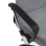 Kancelářská židle, houpací mechanismus, šedá látka, KA-W3109 GREY