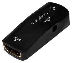 LogiLink Adaptér HDMI na VGA + audio černá / Adaptér / HDMI 1.3 / Full HD 1080p / Čipset AG6200 (CV0108)
