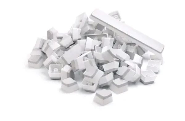 Glorious PC Gaming Race Aura Keycaps - 105 Keycaps, ANSI, bílá - US G-104-WAURA