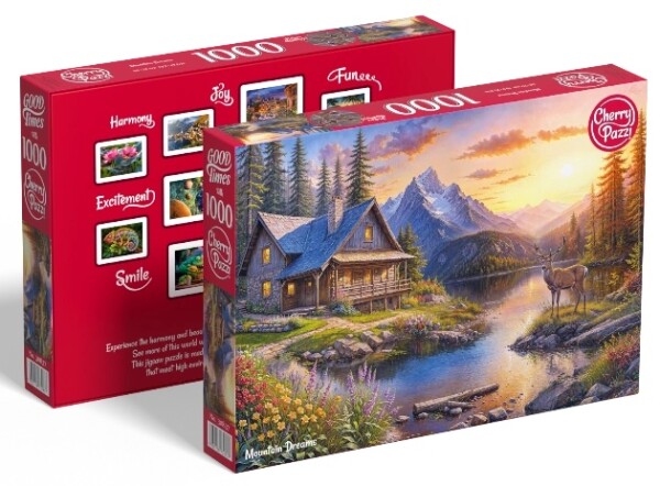 Puzzle Cherry Pazzi 1000 dílků - Horský sen