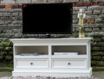 Massivo.cz TV stolek Belluno Elegante - malý, bílá, masiv, borovice