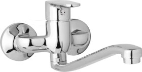 JB Sanitary Nástěnná dřezová a umyvadlová baterie TIRA, rozteč 100 mm, S ramínko 300 mm D10 30 40