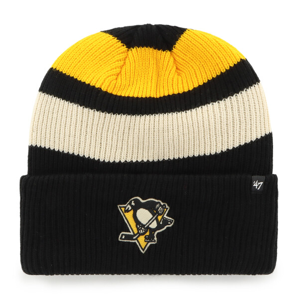 47 Brand Pánská zimní čepice Pittsburgh Penguins NHL Clubhouse Jennings ’47 Cuff Knit