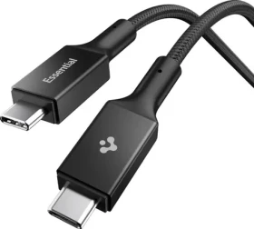 Spigen EB10015CC Essential USB C na USB C 100W kabel 1.5m černá / USB 3.2 Gen1 (ACA10421)