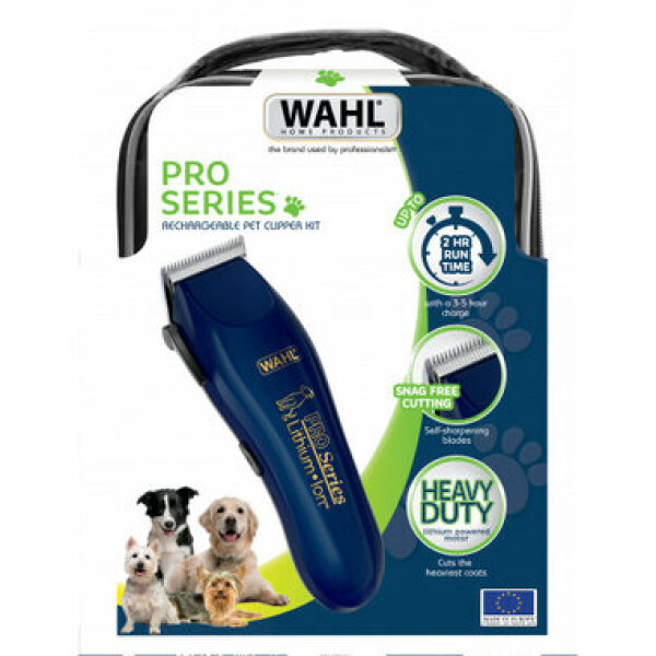 Wahl Lithium-Ion PRO Series 9766-016 / Bezdrátový zastřihovač pro zvířata / Šířka řezu 46 mm / 4 vodicí hřebeny (WHL-9766-016)