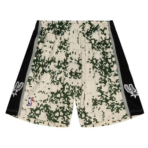 Mitchell & Ness Pánské kraťasy San Antonio Spurs NBA 2013-14 Swingman Shorts Camo Velikost: L