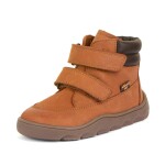 Dětské zimní barefoot boty ZERU TEX Cognac, Froddo, G2110150-3, hnědá - 28