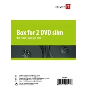 Cover It 2 DVD 7mm slim černý 10ks/bal 27116P10