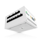EVOLVEO G650, zdroj 650W, 80+ GOLD, ATX 3.1, aPFC, 140 mm ventilátor, plně modulární, záruka 3 roky, bílý