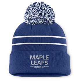Fanatics Dámská zimní čepice Toronto Maple Leafs NHL Authentic Pro W/Cap Cuffed Pom Beanie