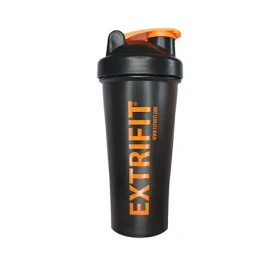 Extrifit Šejkr 600 ml černý, oranžové logo (18587)
